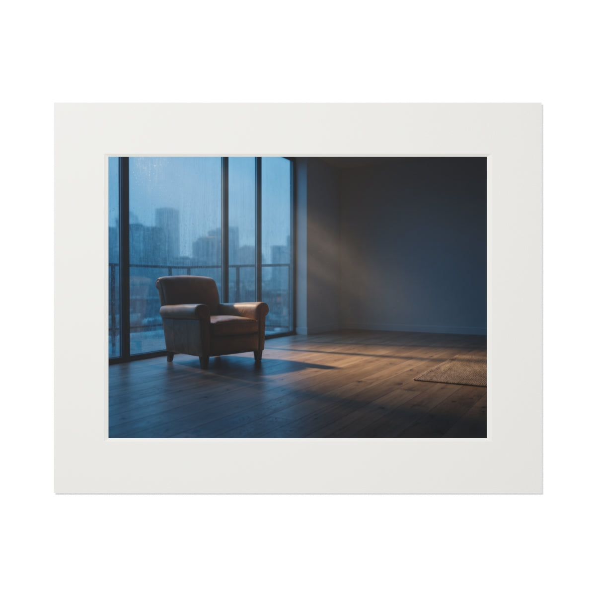 Fine Art Prints - Urban Solitude Leather Armchair Art —... |...