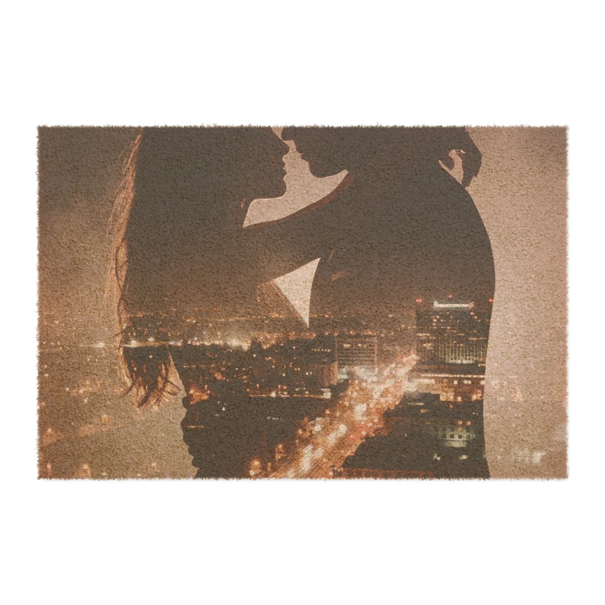 Doormat - City Twilight Welcome | Echovira Gallery
