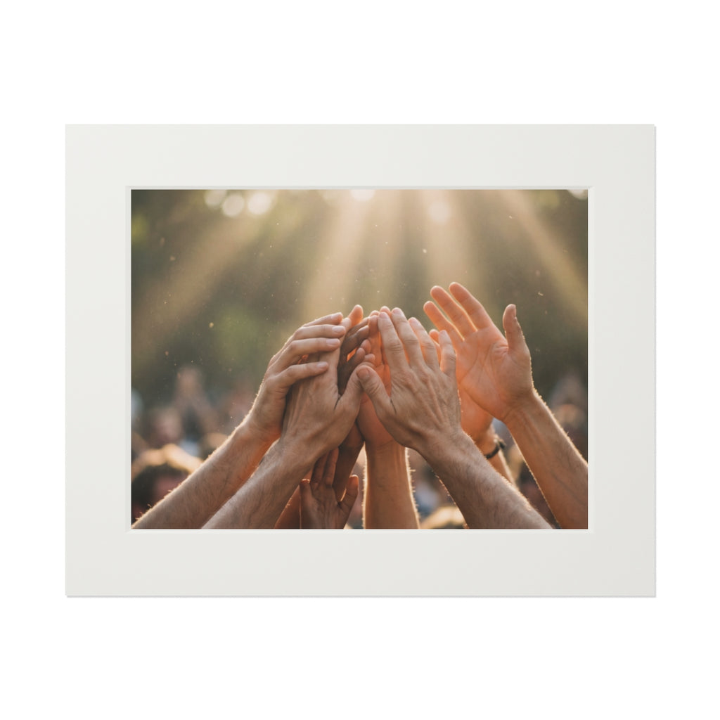 Fine Art Prints - Golden Rays of Unity Wall Art (14×11 &......