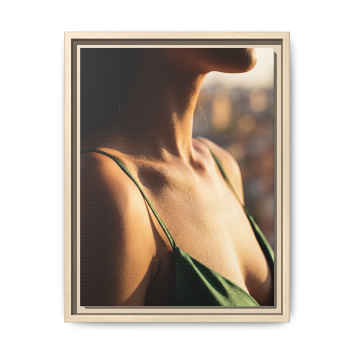 Framed Matte Canvas - Sunlit Muse