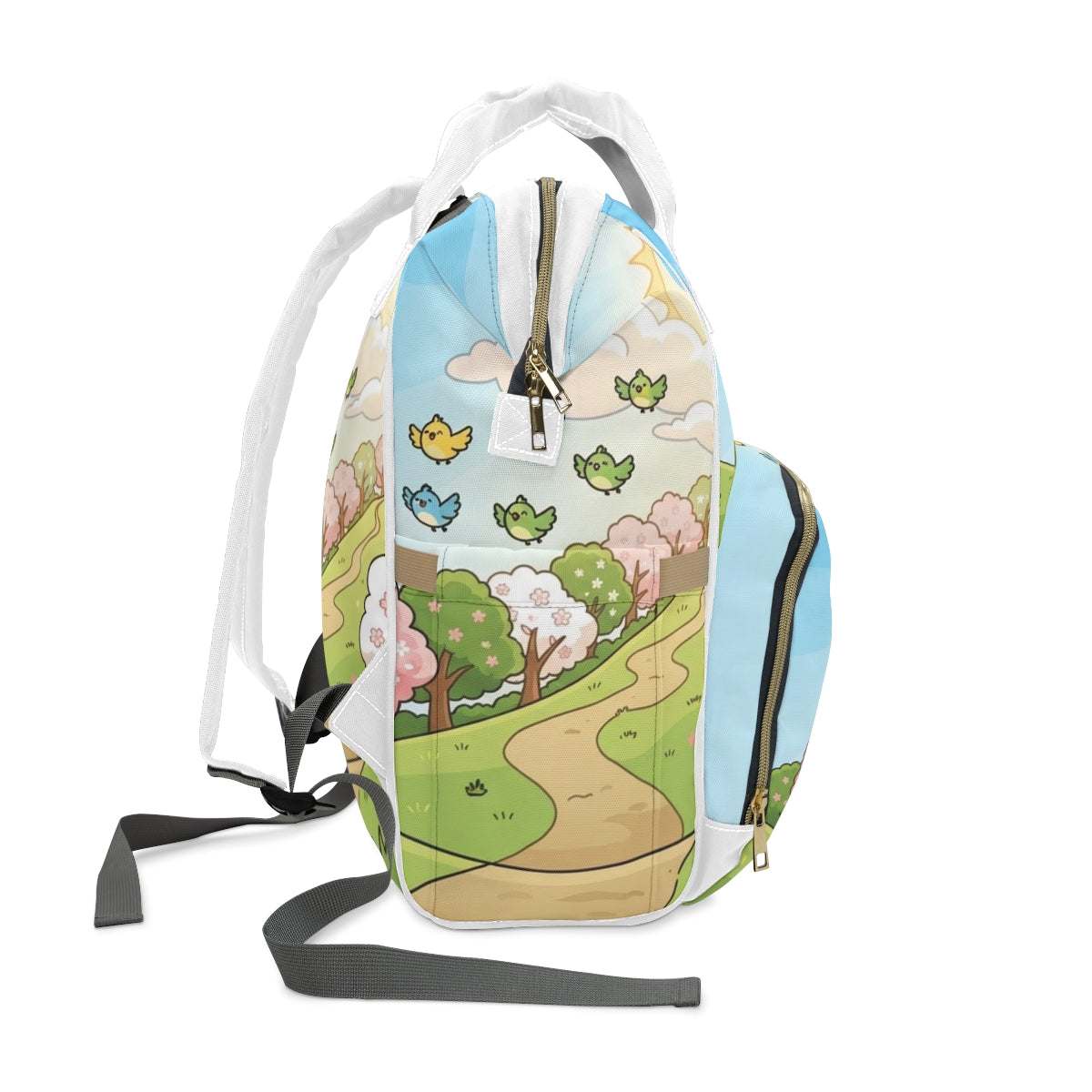Diaper Backpack - Sunny Meadow Nursery | Echovira Gallery