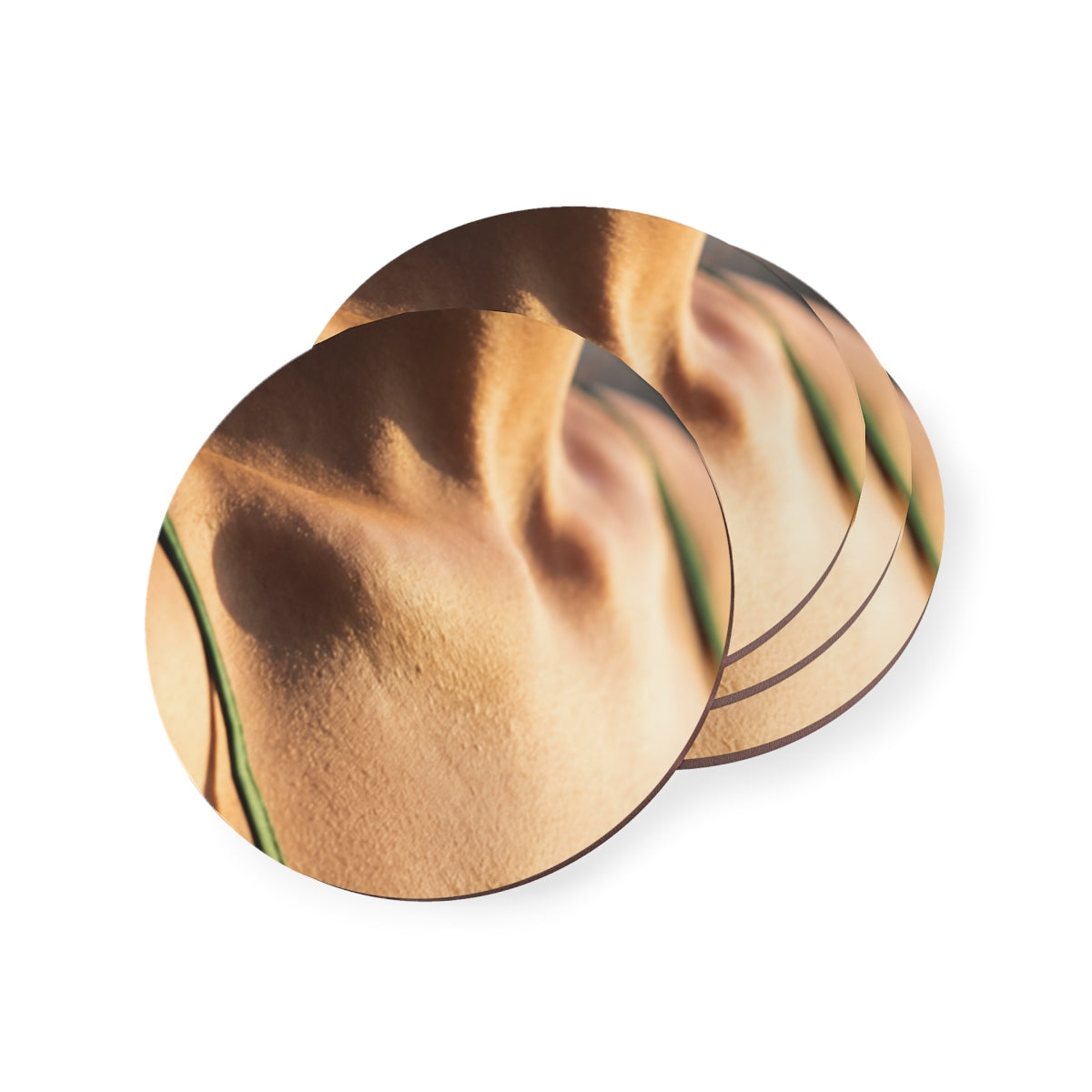Golden Hour Coasters - Elegant Bar Accents (1 & 4 pcs) |...