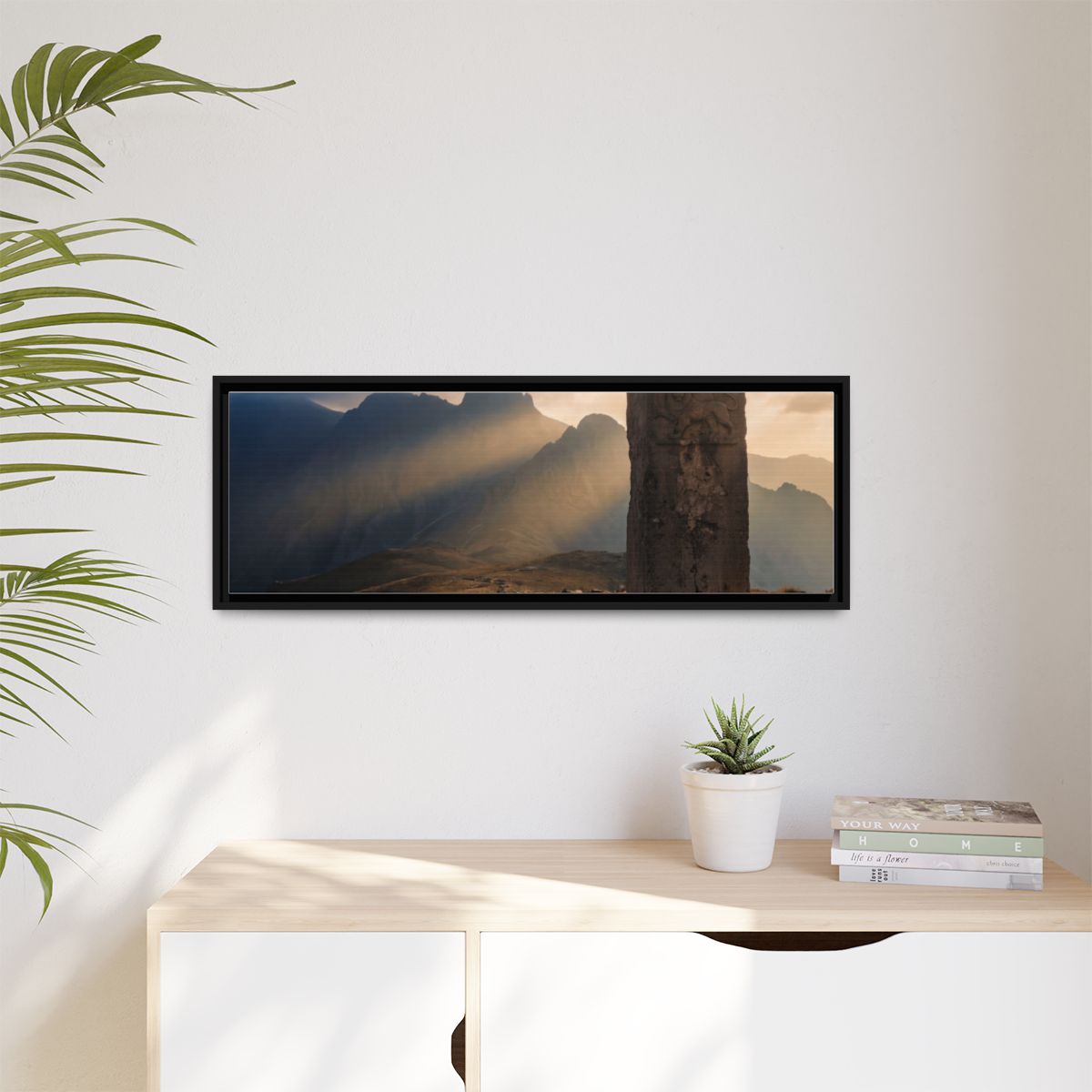 Matte Canvas, Framed - Mystic Monolith Ancient Persian... |...