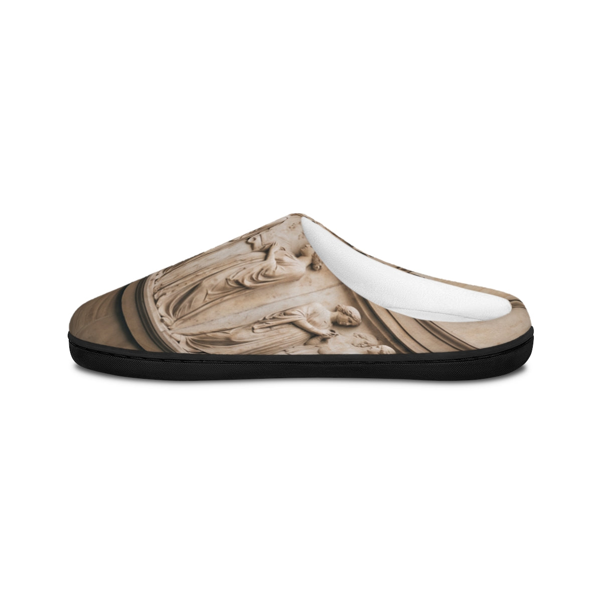 Women's Slippers - Classical Stone Frieze | Echovira Gallery