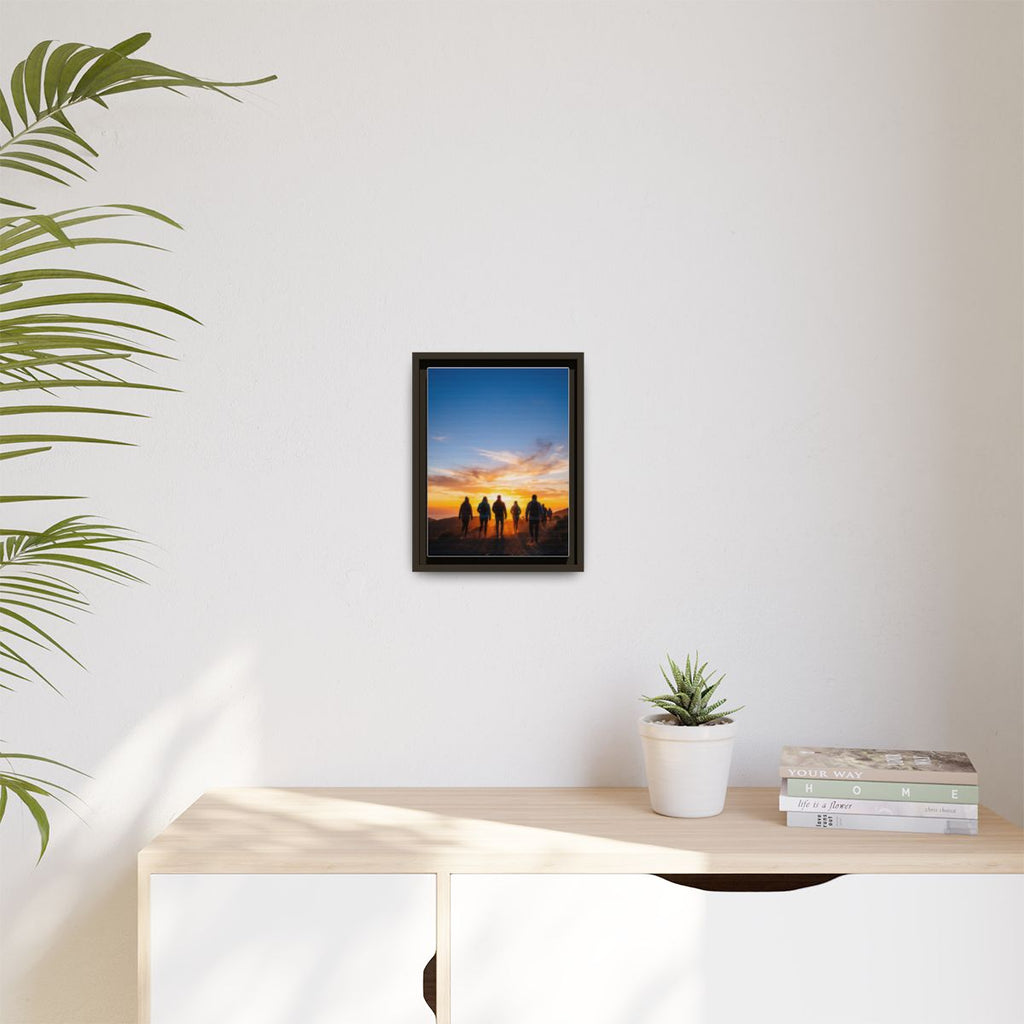 Matte Canvas, Framed - Epic Dawn Trek