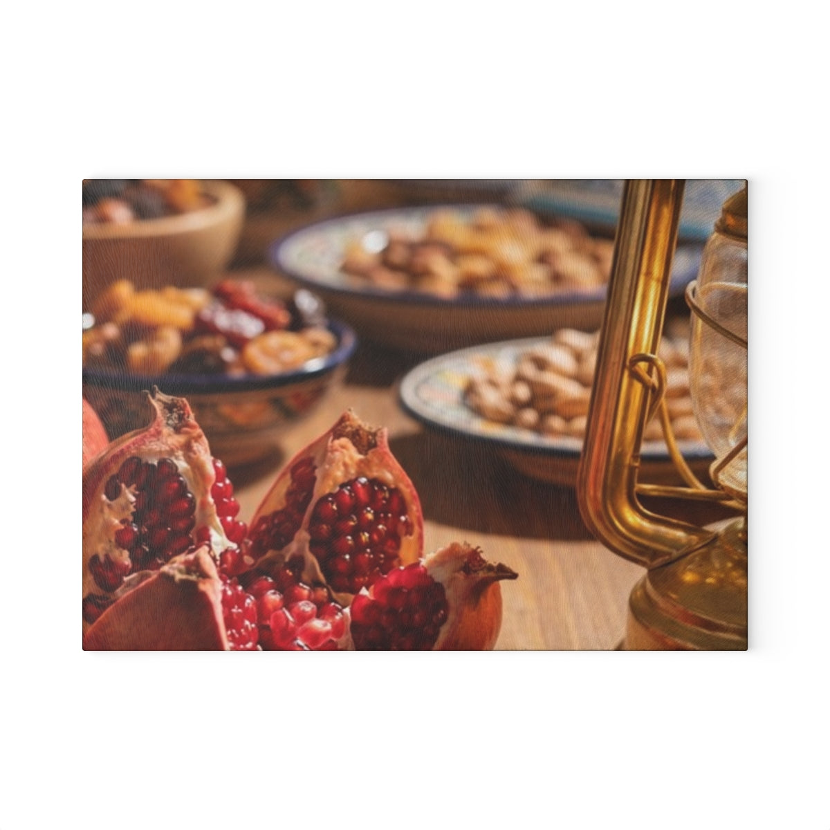 Glass Cutting Board - Twilight Harvest | Echovira Gallery