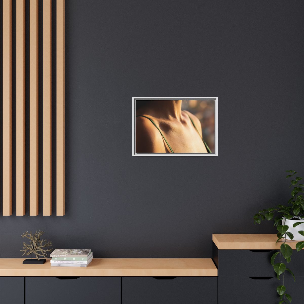 Framed Matte Canvas - Sunlit Muse