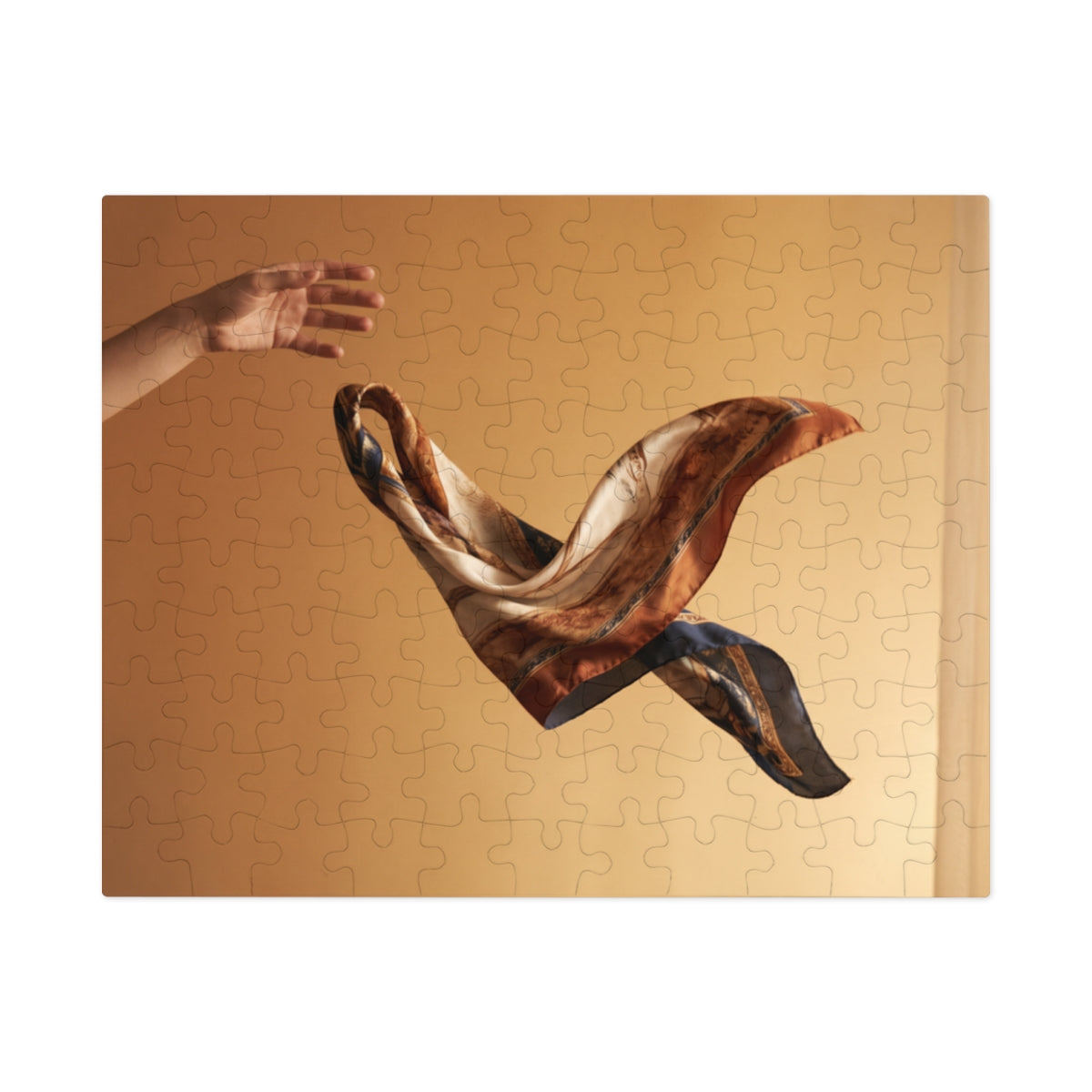 Jigsaw Puzzle with Tin - Drifting Grace Silk Motion... |...