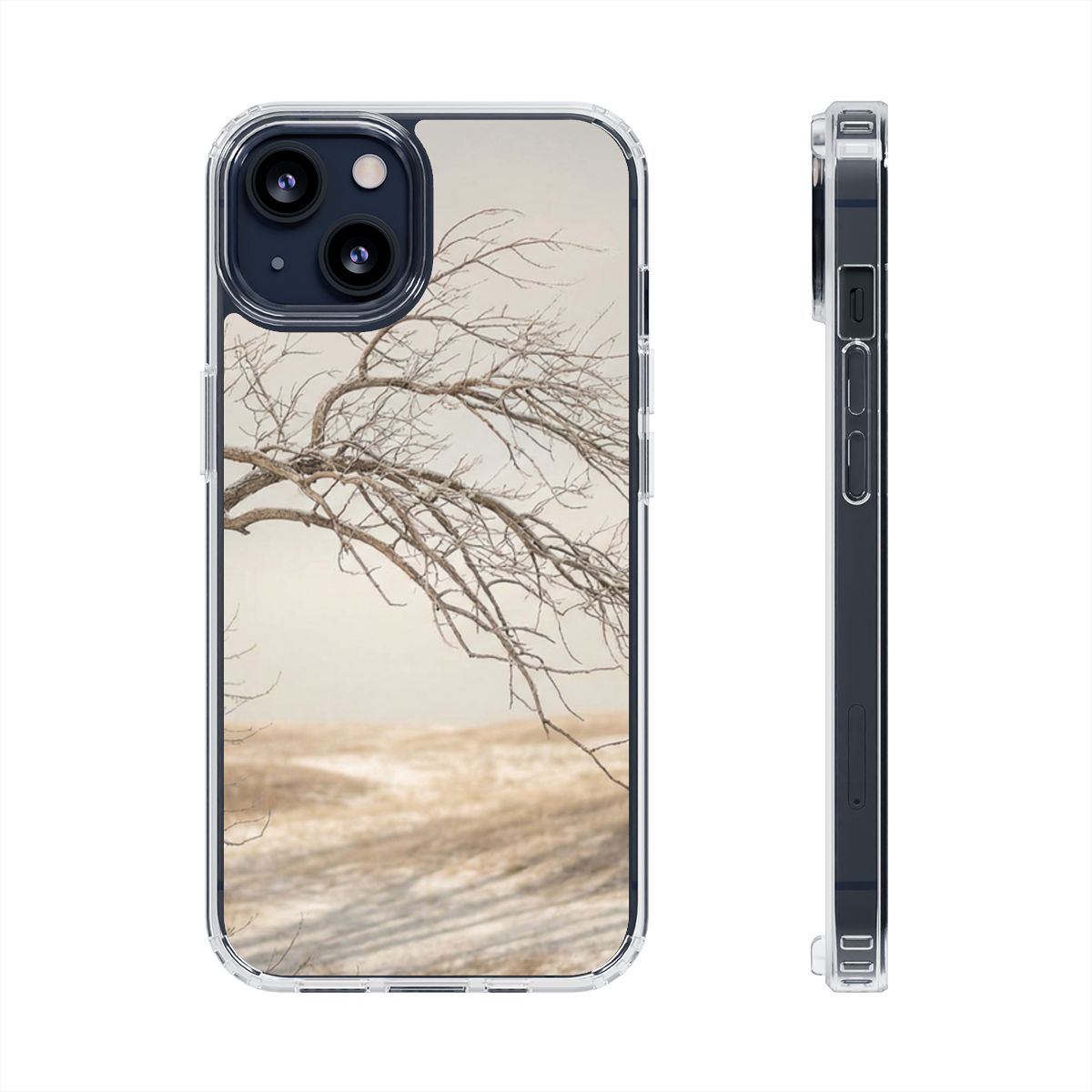 Clear Impact-Resistant Cases - Clear Phone Case - Winter...