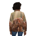 Women's Puffer Jacket - Golden Rays of Unity Wall Art |...