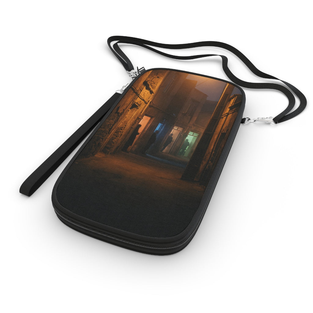 Passport Wallet - Shadowed Alleyway Mystery Art Print |...