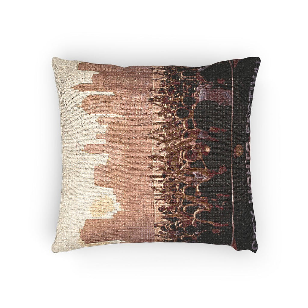 Woven Pillow - City Lights Festival | Echovira Gallery