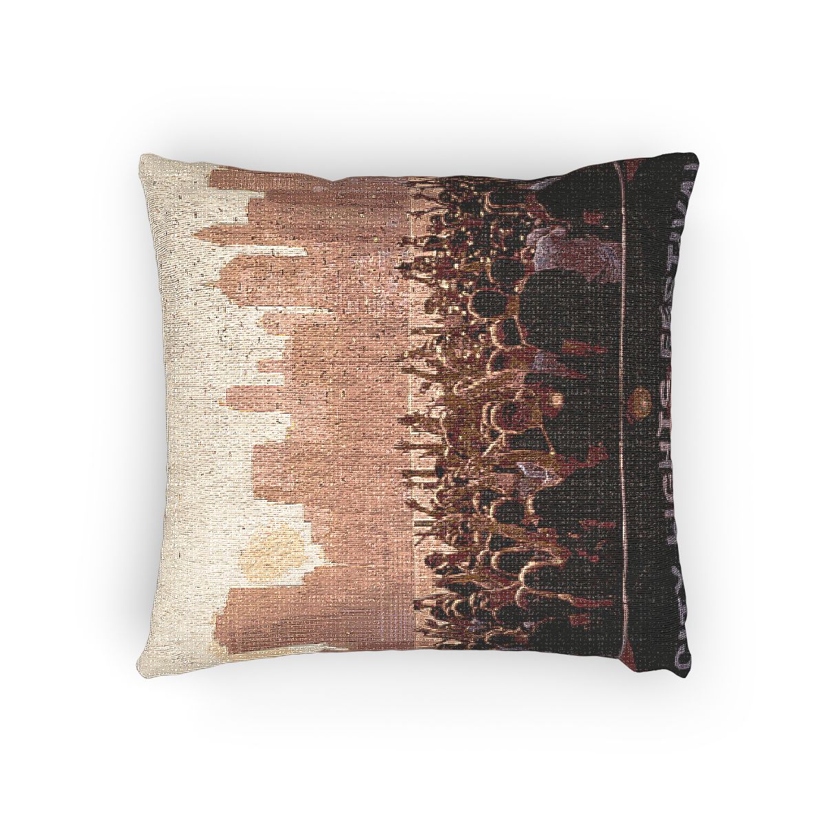 Woven Pillow - City Lights Festival | Echovira Gallery