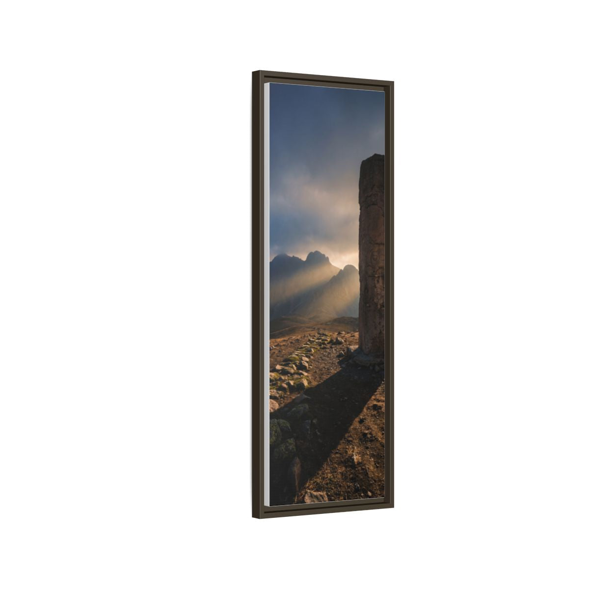Framed Matte Canvas - Sun Peak