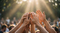 Golden Rays of Unity Wall Art | Echovira Gallery