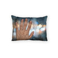 Cotton Pillow Sham Rainy City Window Art