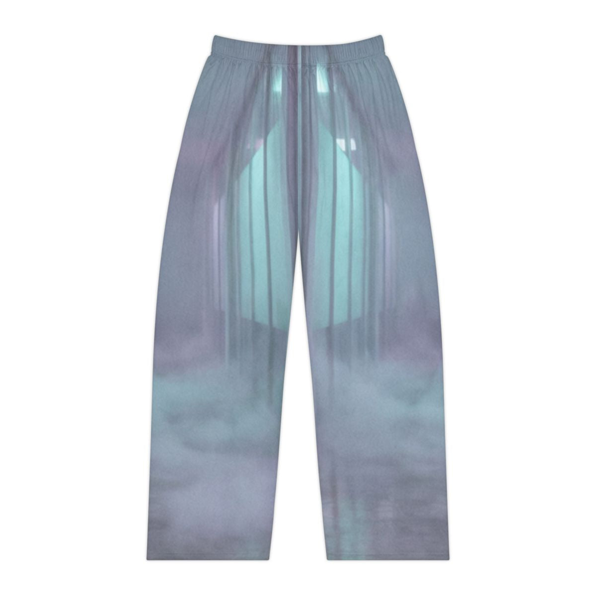 Women's Pajama Pants - Liminal Corridor Fog Art Print |...