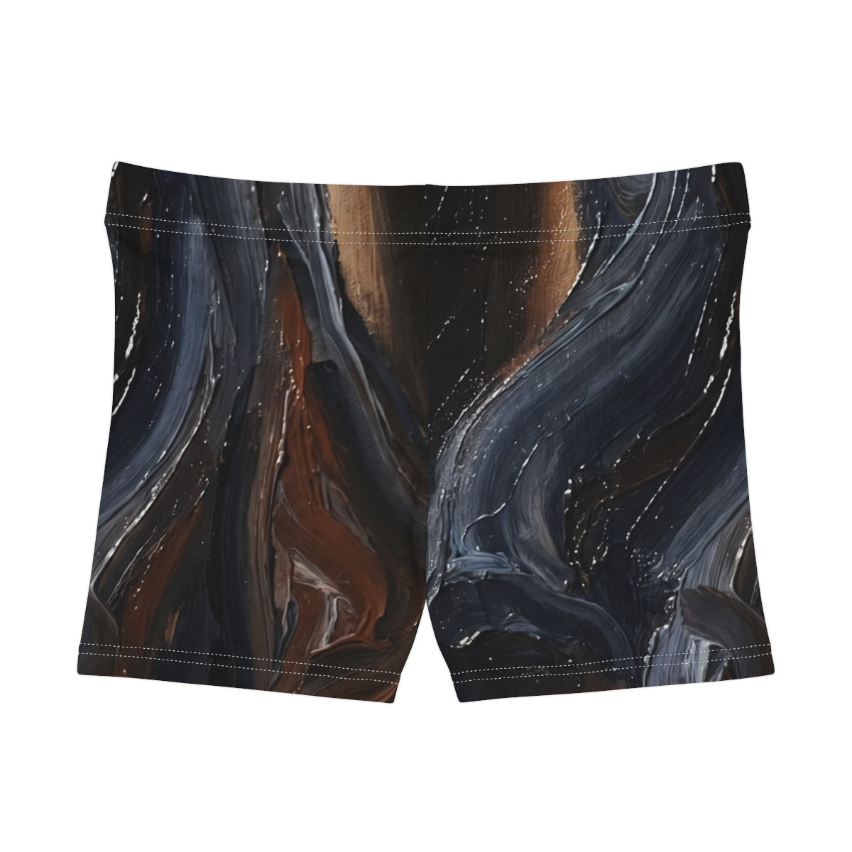 Women's Shorts - Nocturne Folds Art | Echovira Gallery