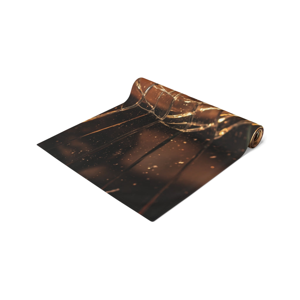 Table Runner - Cinematic Amber Glow