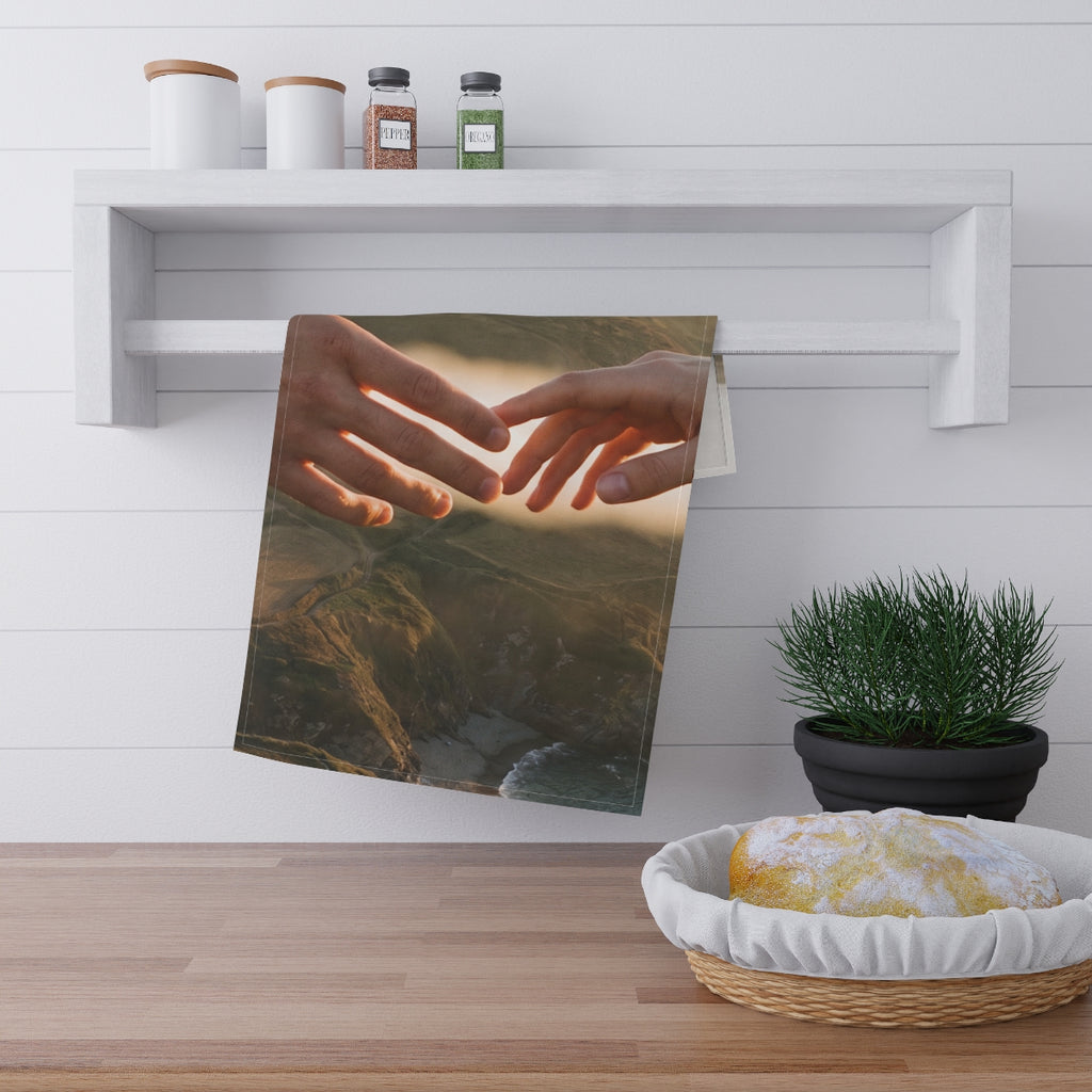 Tea Towels - The Infinite Touch | Ethereal Coastal Art |...