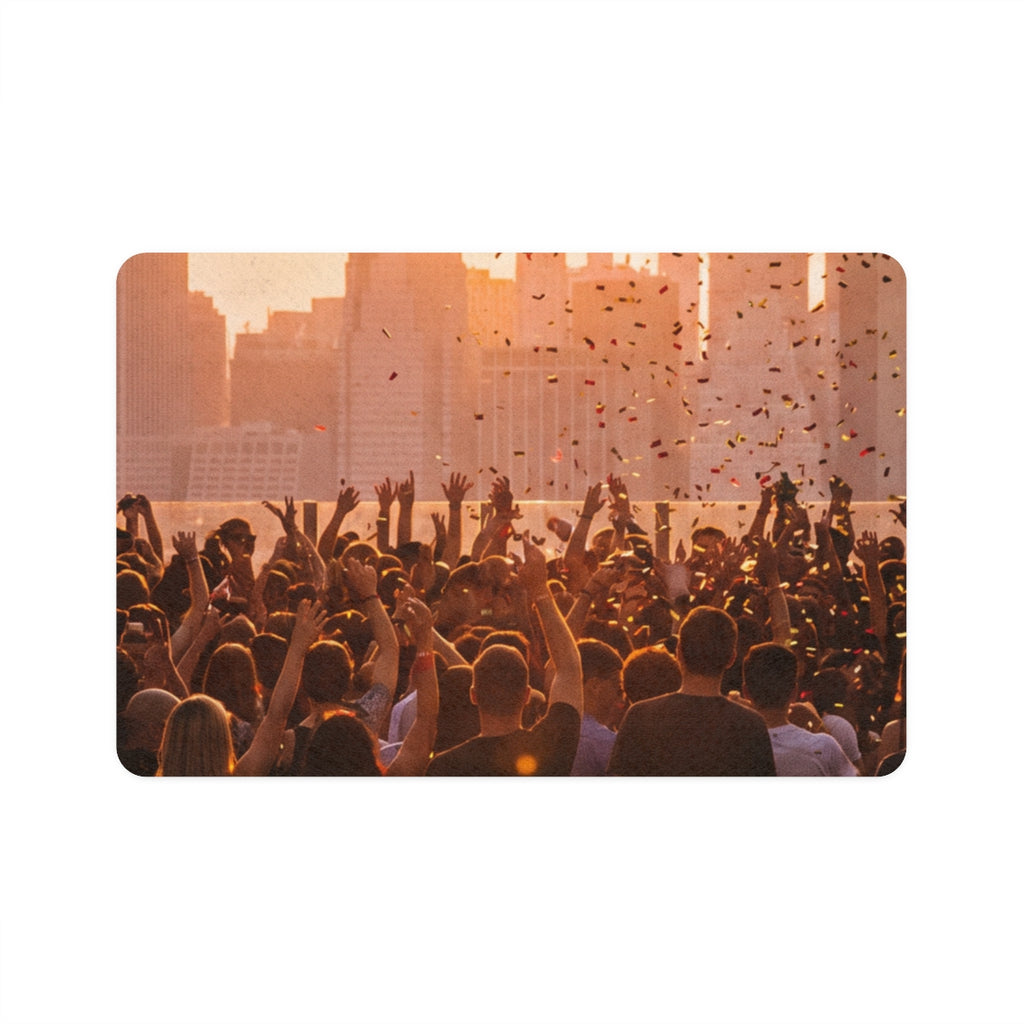 Pet Food Mat (12x18) - City Lights | Echovira Gallery