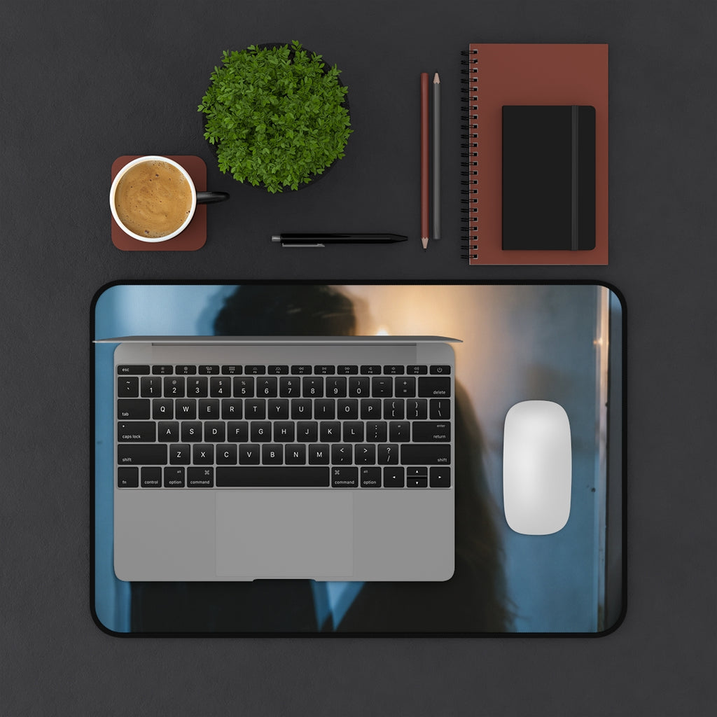 Midnight Reflection Desk Mat - Cozy Workspace Accent |...
