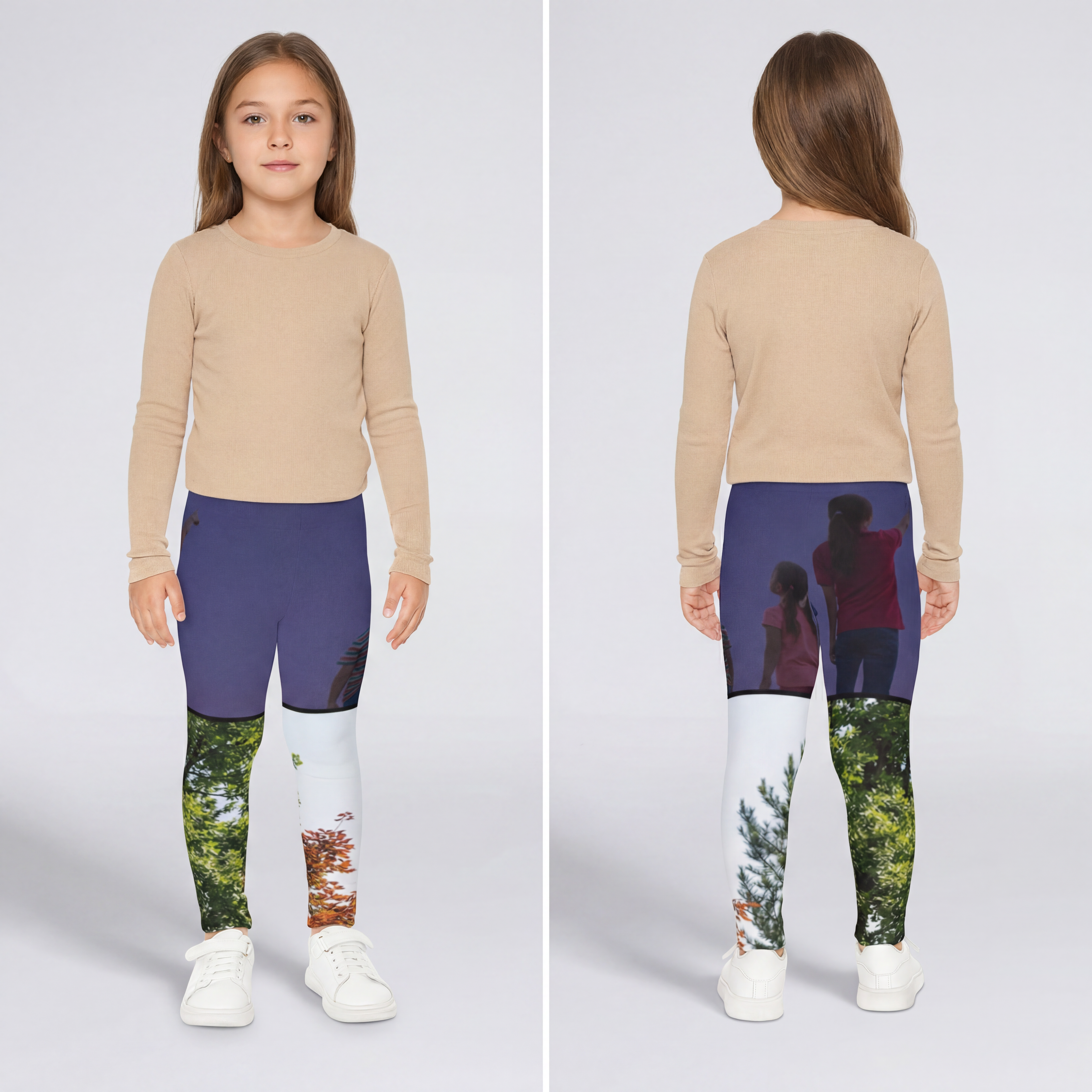 Kids Leggings - Forest Play Flex