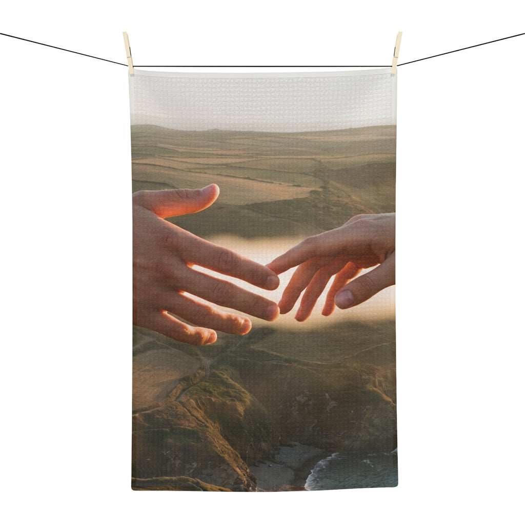 Microfiber Tea Towel - The Infinite Touch | Ethereal Coastal...