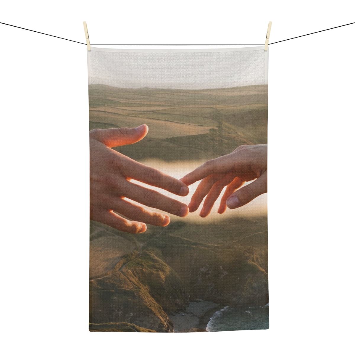 Microfiber Tea Towel - The Infinite Touch | Ethereal Coastal...