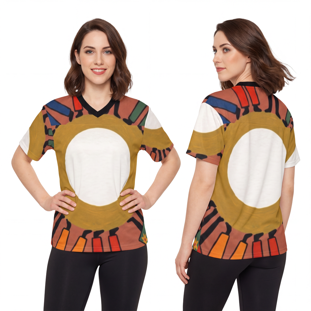 Unisex Football Jersey - Unity Mandala Art | Echovira...