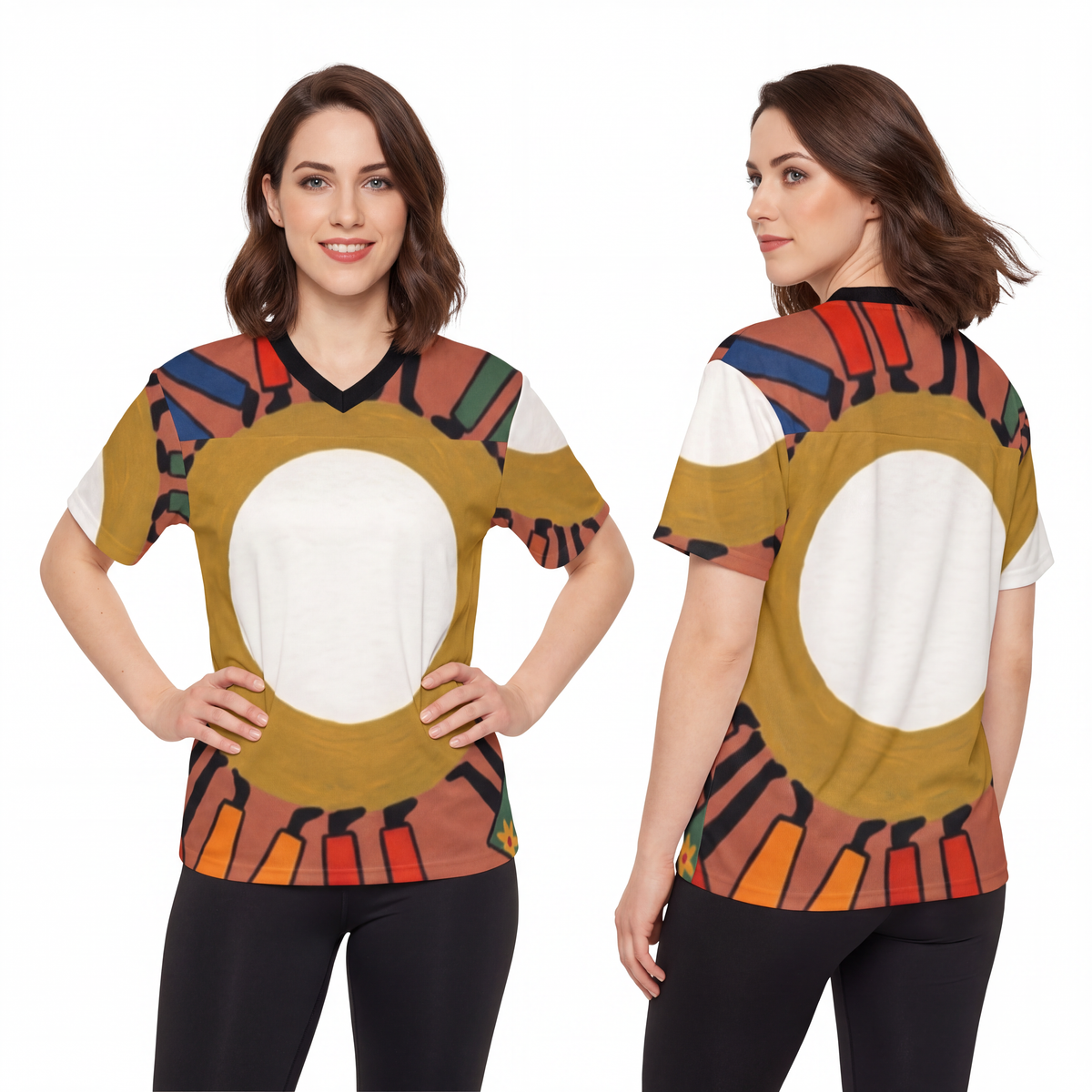Unisex Football Jersey - Unity Mandala Art | Echovira...