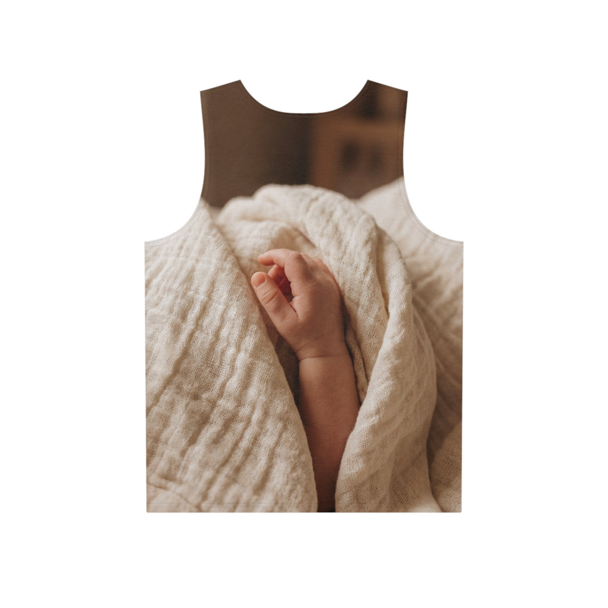 Men's Tank Top - Soft Beige Style