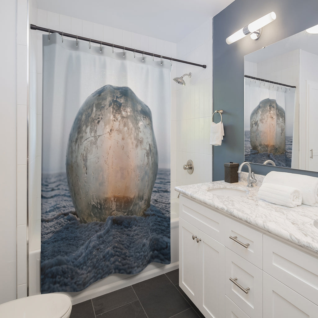 Shower Curtain - Desert Solitude Sanctuary | Echovira...