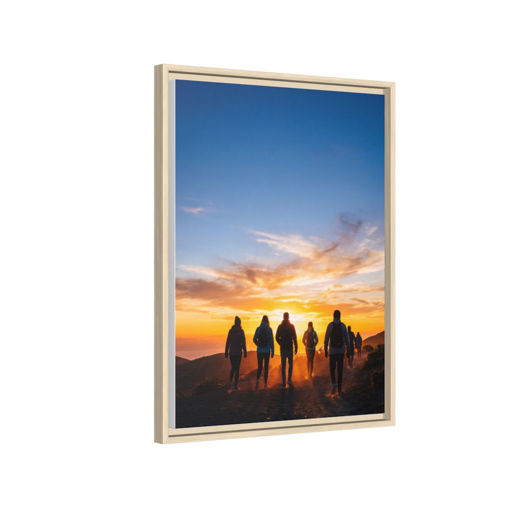 Matte Canvas, Framed - Epic Dawn Trek