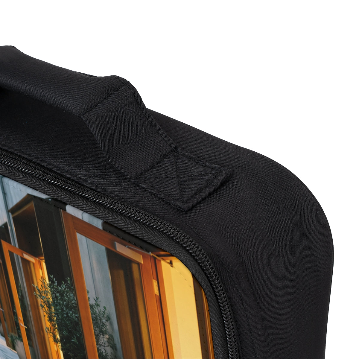 Lunch Bag - Twilight Courtyard City Style | Echovira Gallery