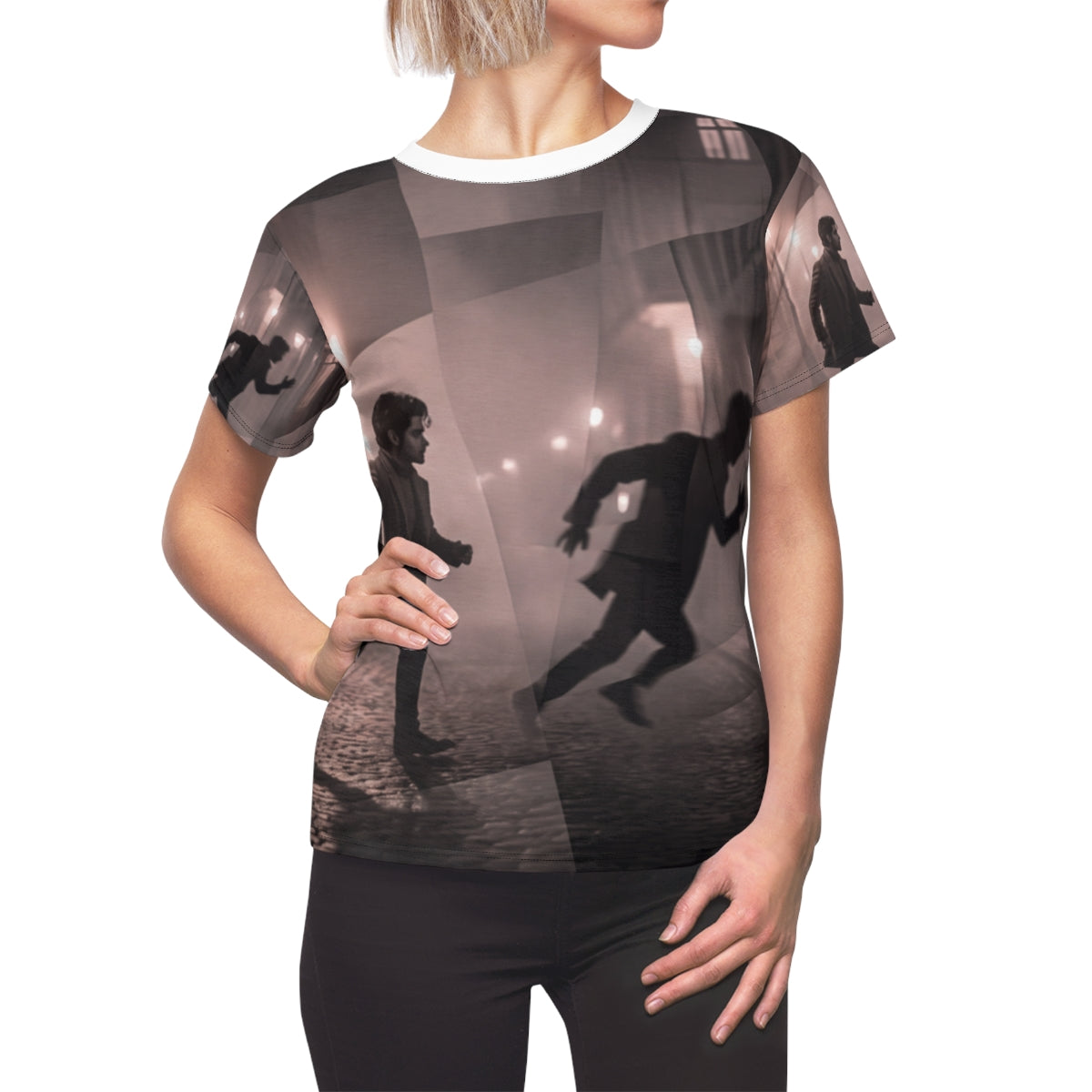 Women's Cut & Sew Tee Noir City Pursuit