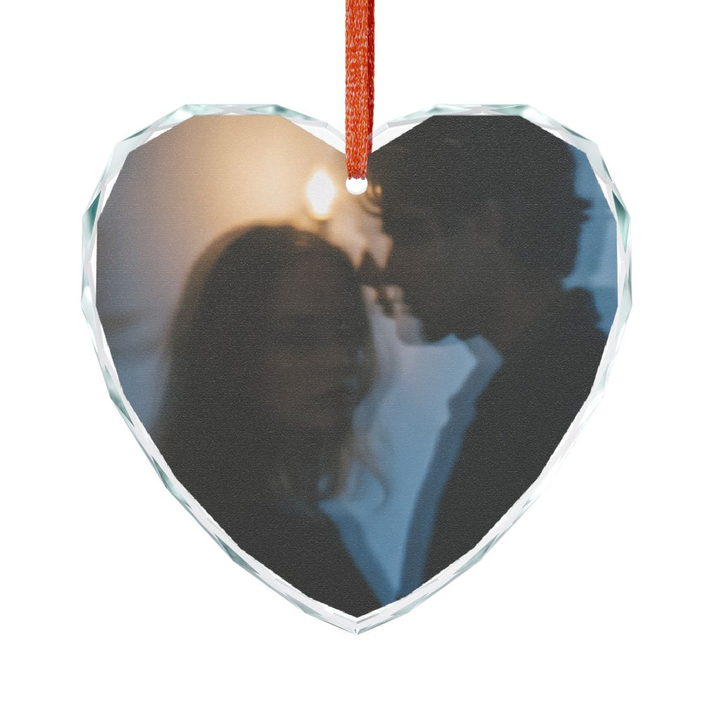 Midnight Glow Glass Ornament - Ethereal Holiday Hanging |...