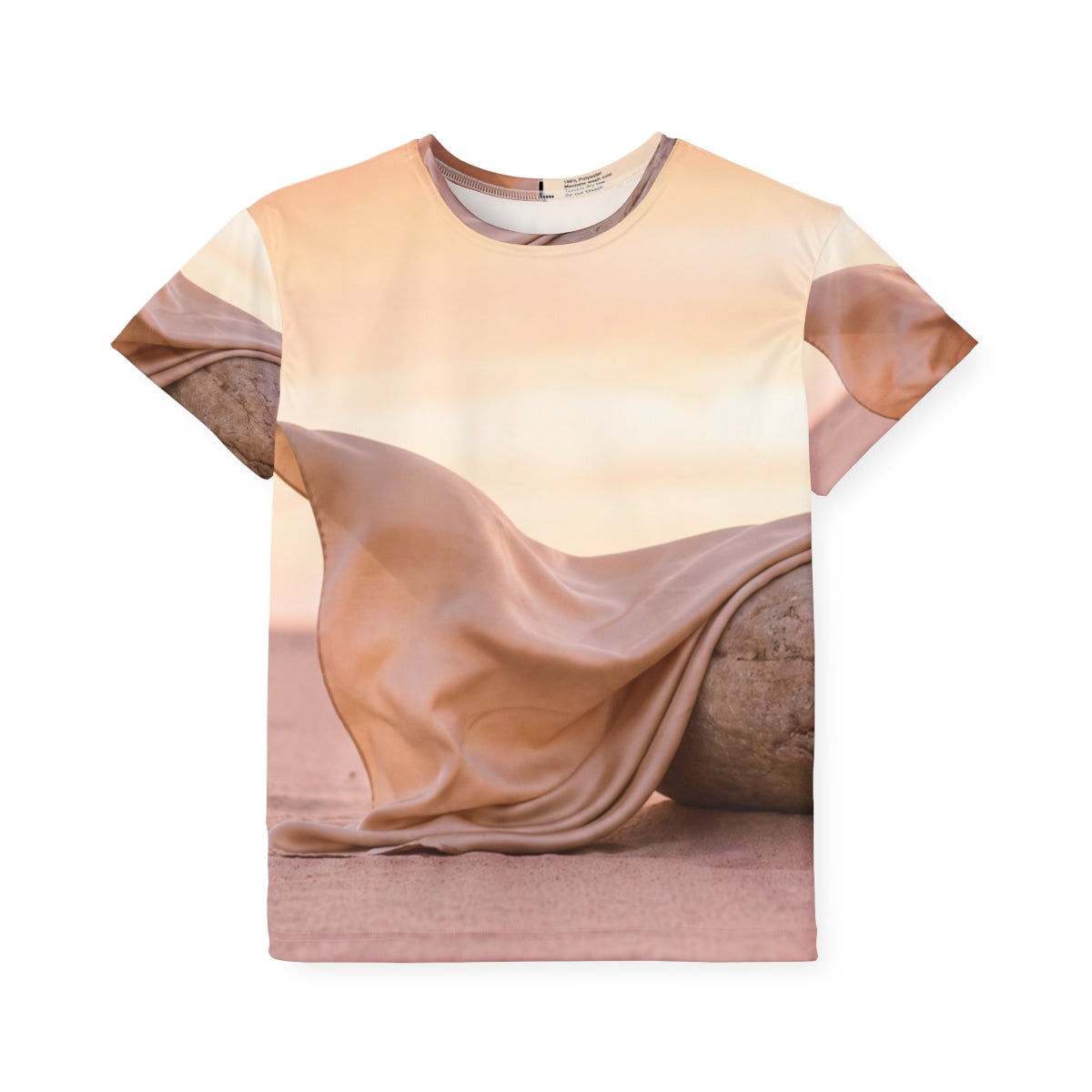 Kids Sports Jersey with Desert Silk and Stone Art