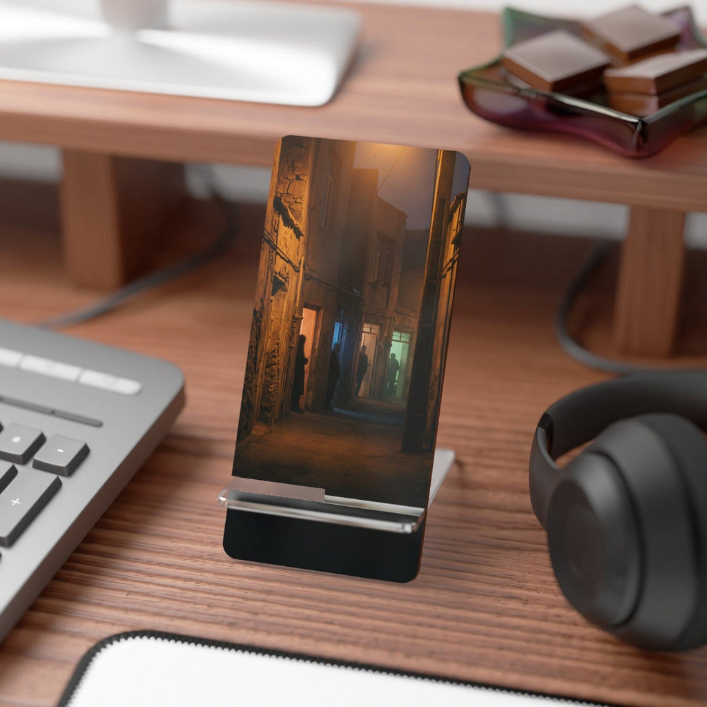 Mobile Display Stand for Smartphones - Shadowed Alleyway......