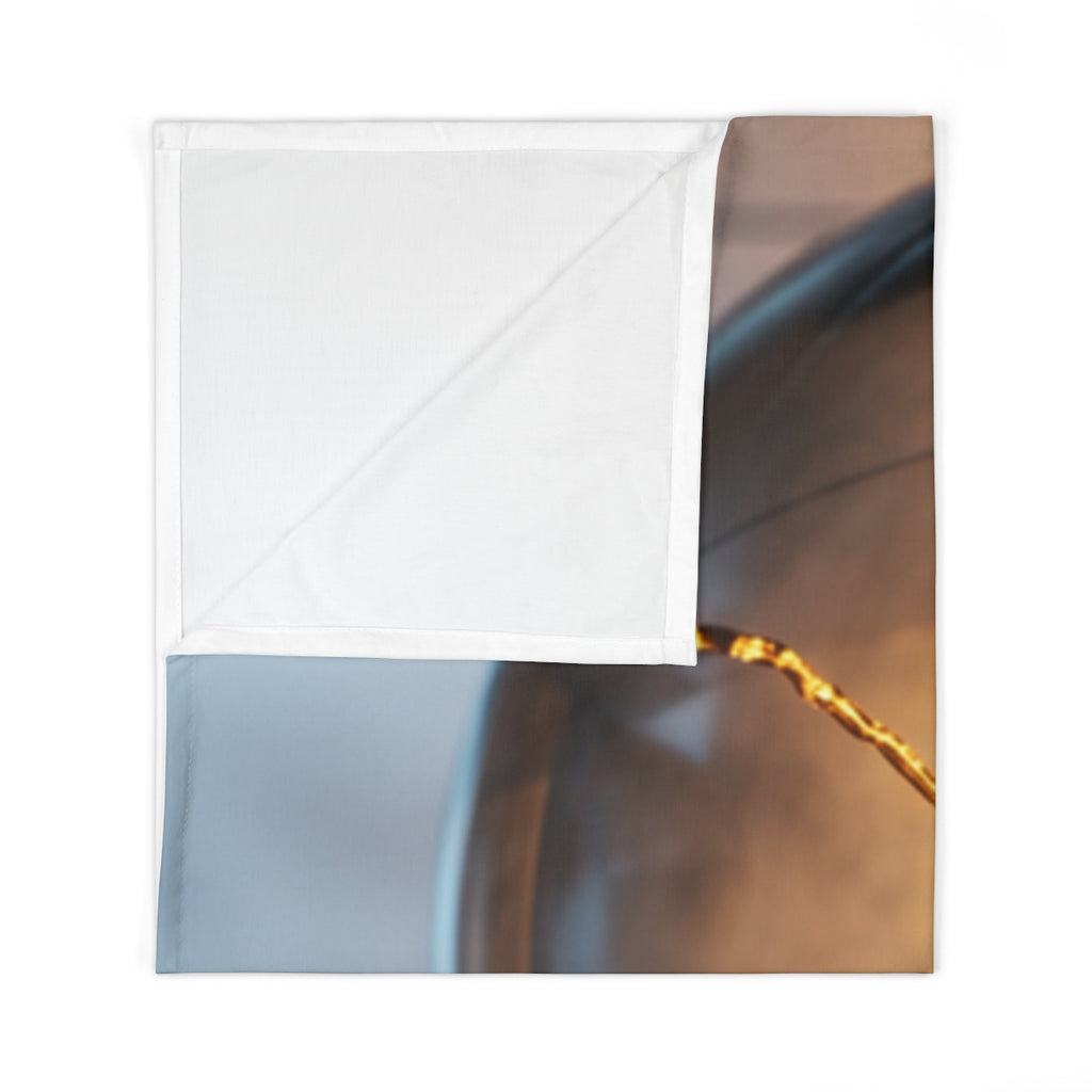 Golden Kintsugi Sphere Baby Swaddle Blanket