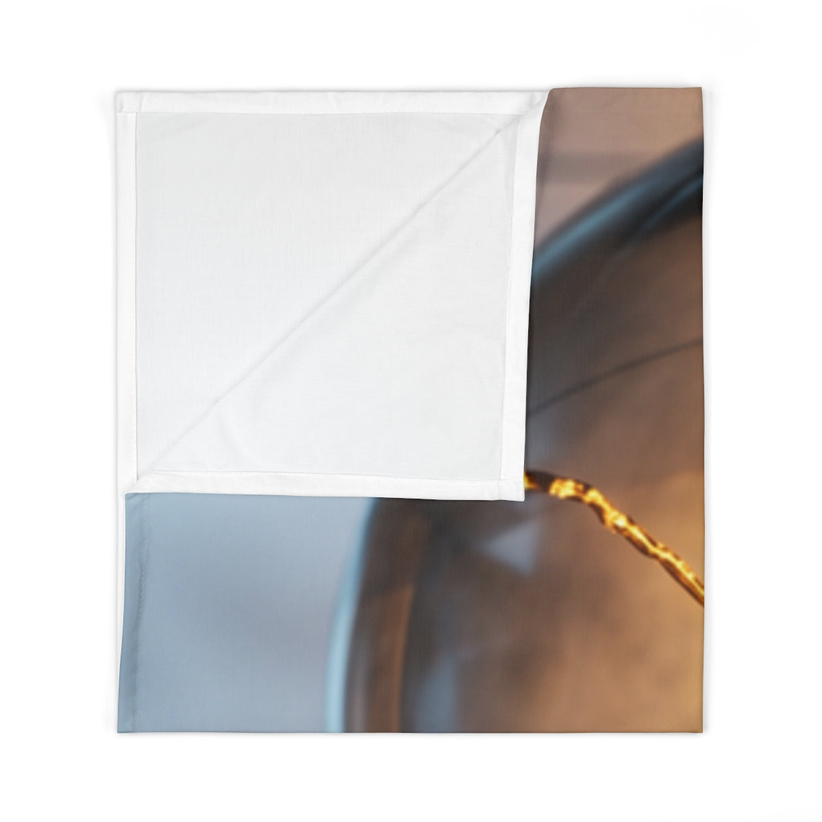 Golden Kintsugi Sphere Baby Swaddle Blanket