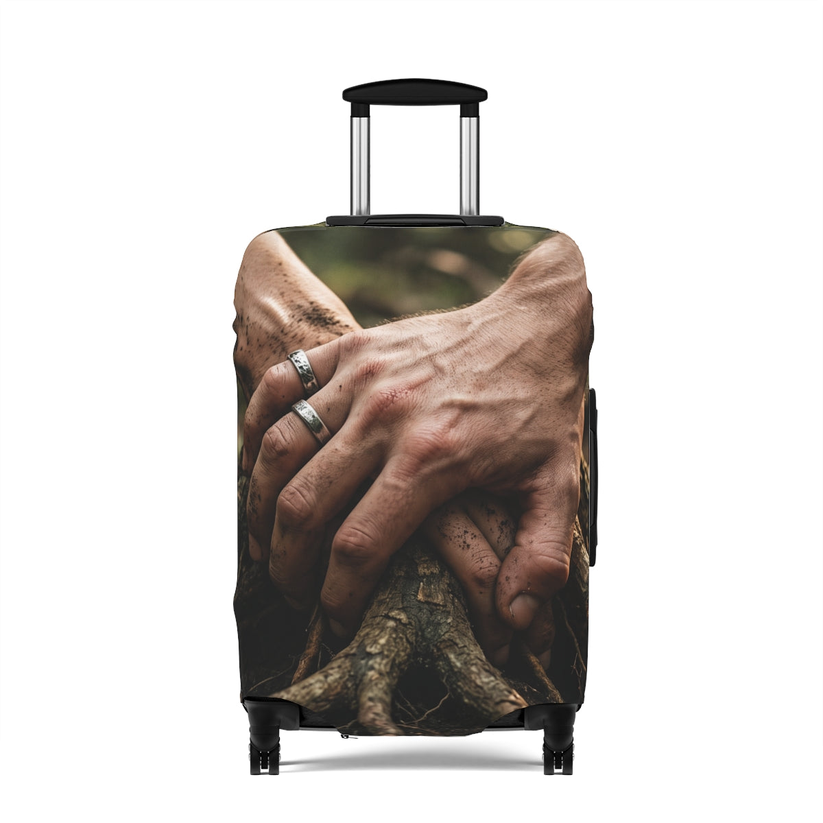 Luggage Cover with Forest Root Fine Art