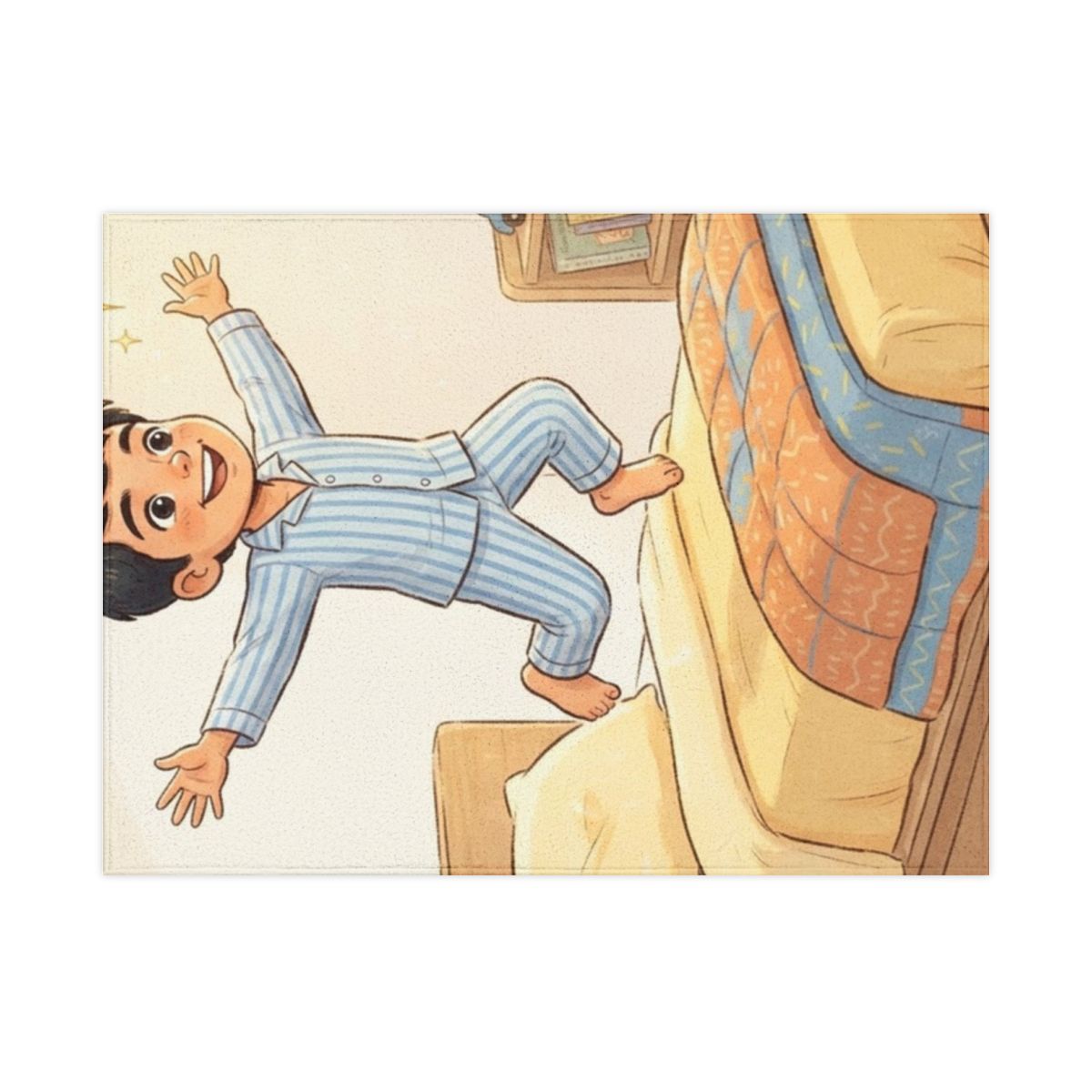Toddler Blanket - Morning Snuggle Wonder | Echovira Gallery