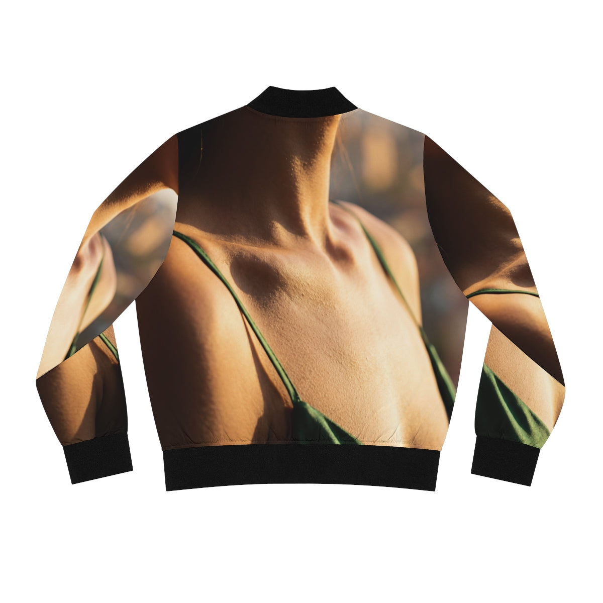 Women's Bomber Jacket - Emerald Muse