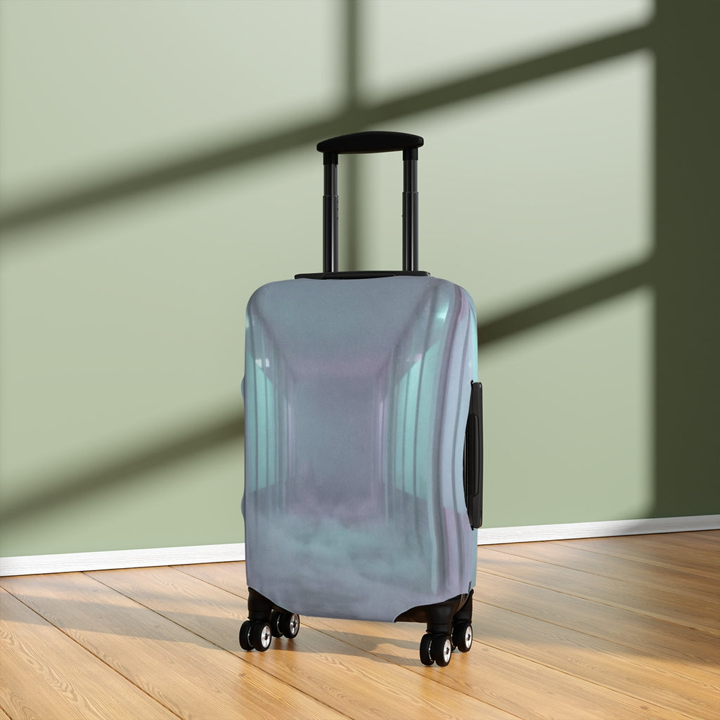 Luggage Cover - Liminal Corridor Fog Art Print | Echovira...