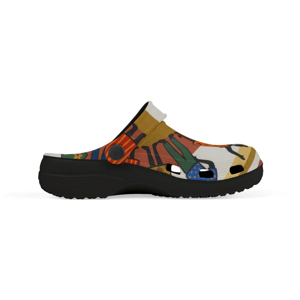 Kid's EVA Foam Clogs - Unity Mandala Folk Art | Echovira...