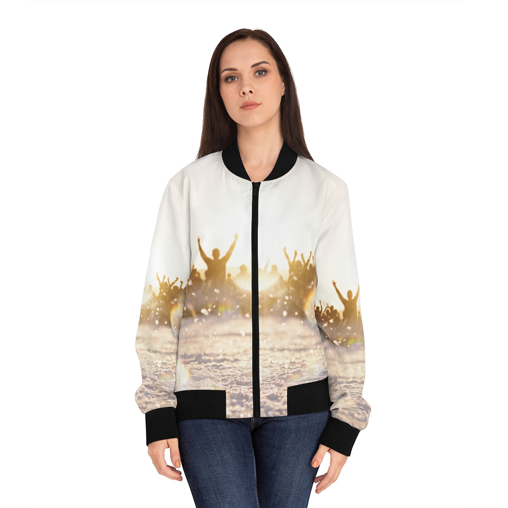 Women's Bomber Jacket Golden Hour Art