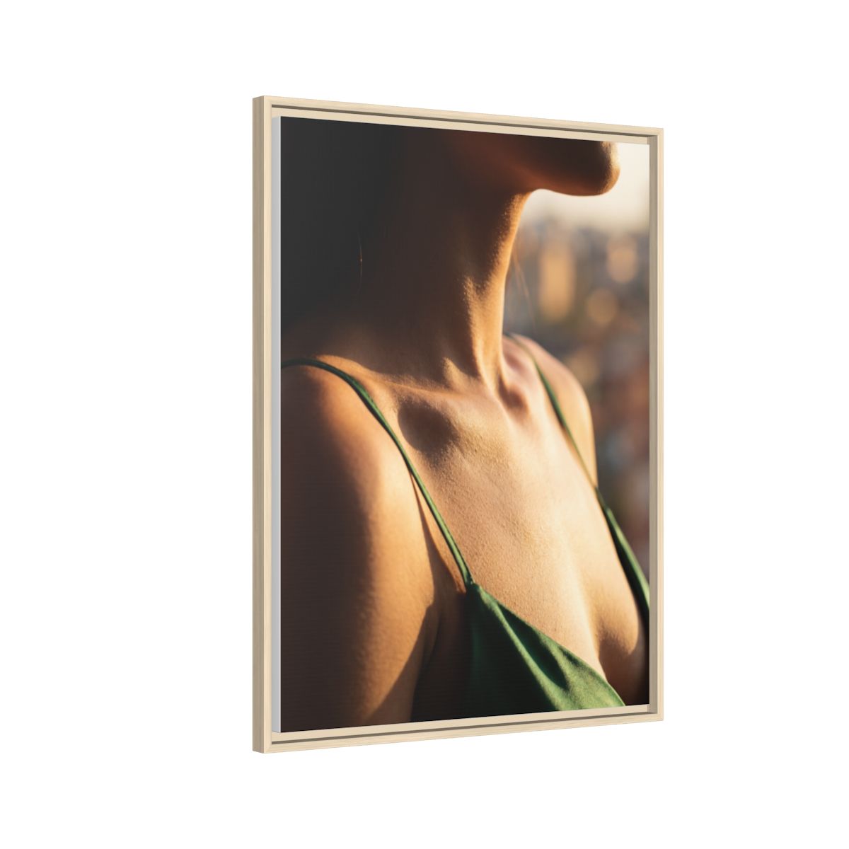Framed Matte Canvas - Sunlit Muse