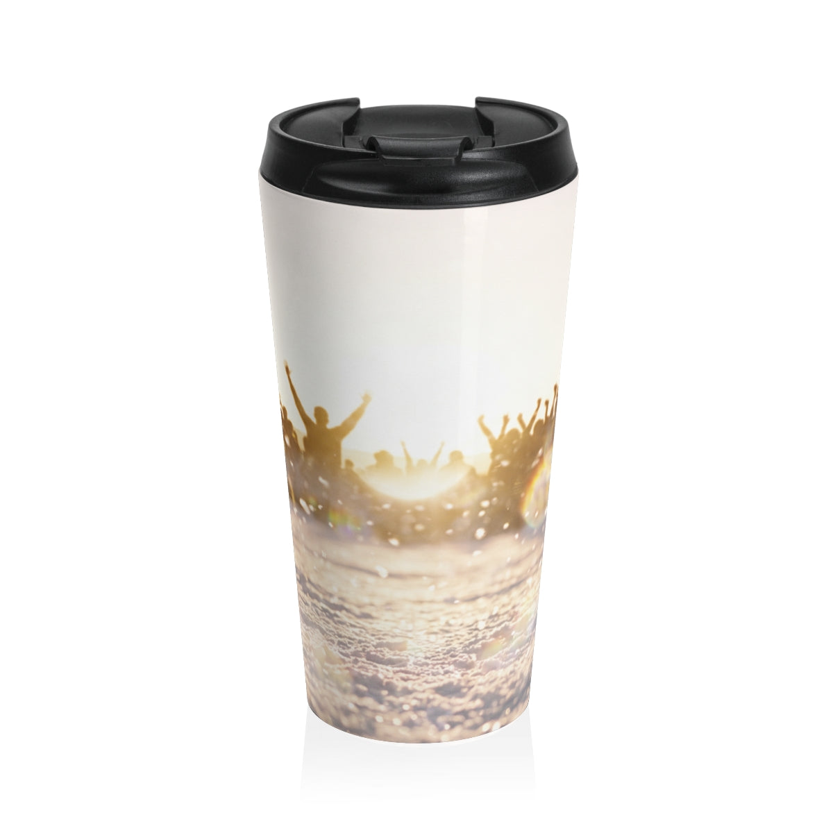 Celebration Sunset Crowd Travel Mug