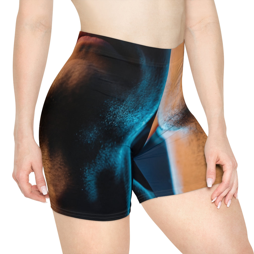 Damen-Biker-Shorts – Neon Edge